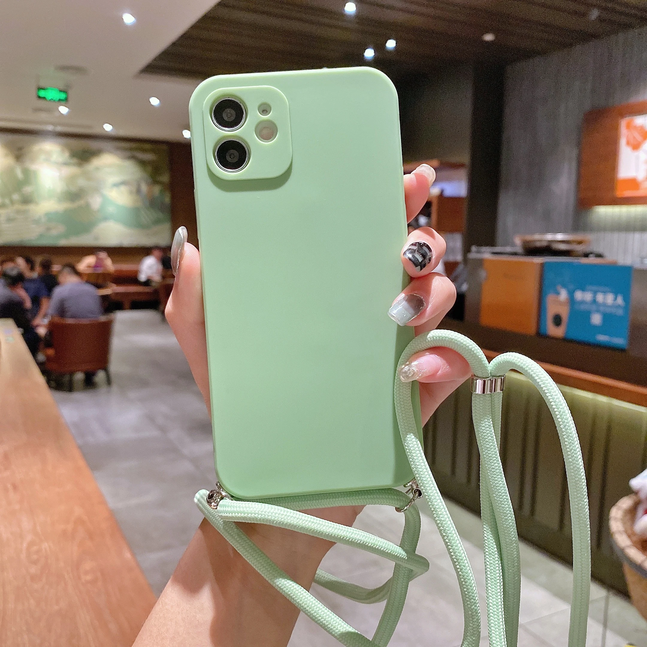 necklace lanyard phone case for samsung galaxy note 20 10 s21 plus s20 ultra s10 s9 plus a52 a72 a51 a71 strap cord chain cover free global shipping