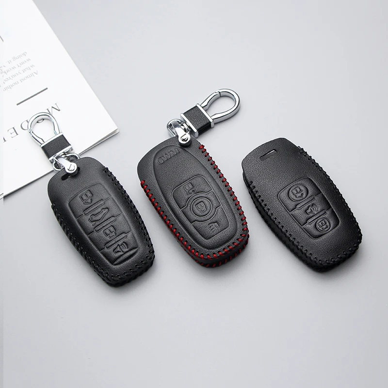 Чехол для автомобильных ключей кожаный чехол пульт дистанционного управления