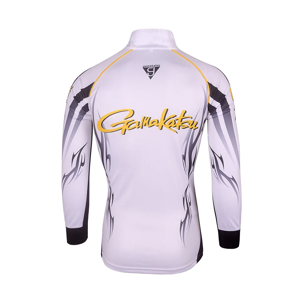 

2021 Male Men Long Sleeve Fishing Clothing Outdoor Stand Collar Sports Shirts Anti UV Breathable Cycling Hunting Hiking Clothes