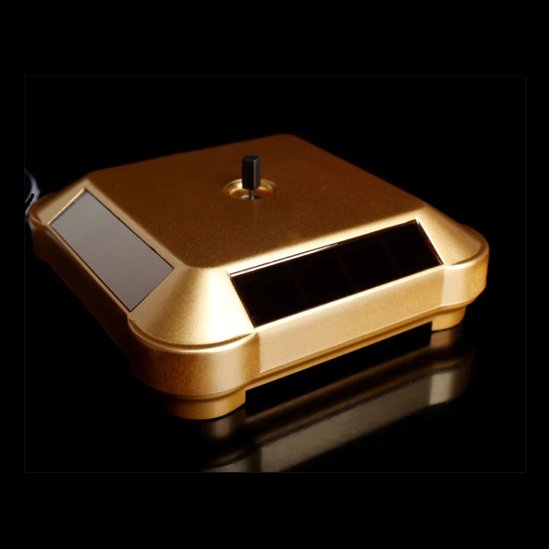 Вращающийся на солнечной батарее Дисплей Стенд для ювелирных изделий Подставка