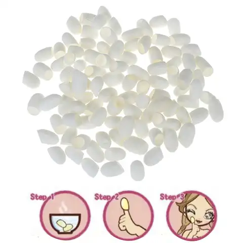 100 pcs./Complex, facial skin care, cocoons made of natural silk, silk carp, scrub, cleansing acne, anti -white aging, wholesale.