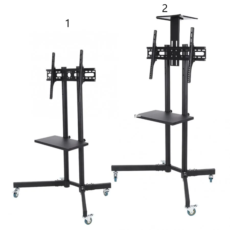 

Мобильная тележка для телевизора, регулируемая подставка для ЖК-экрана 32-65 дюймов светодиодный, с колесами, регулируемое крепление для теле...