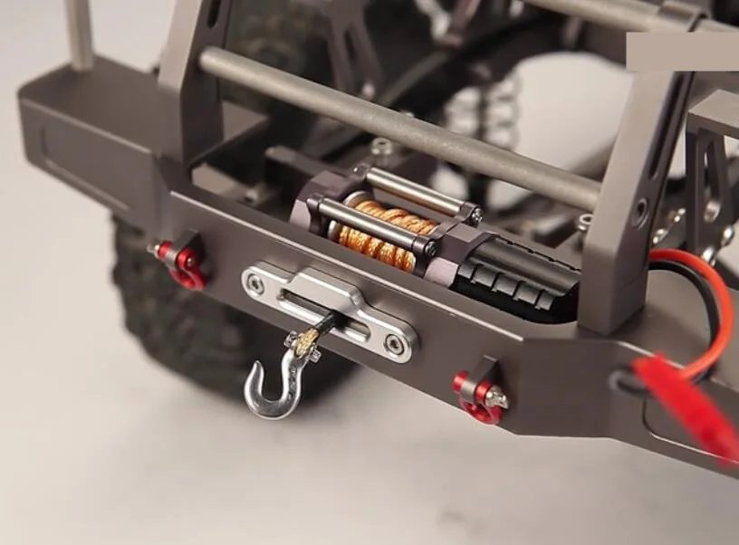 Электрическая лебедка с цельнометаллической шкалой имитация 1/10 одним Мотором