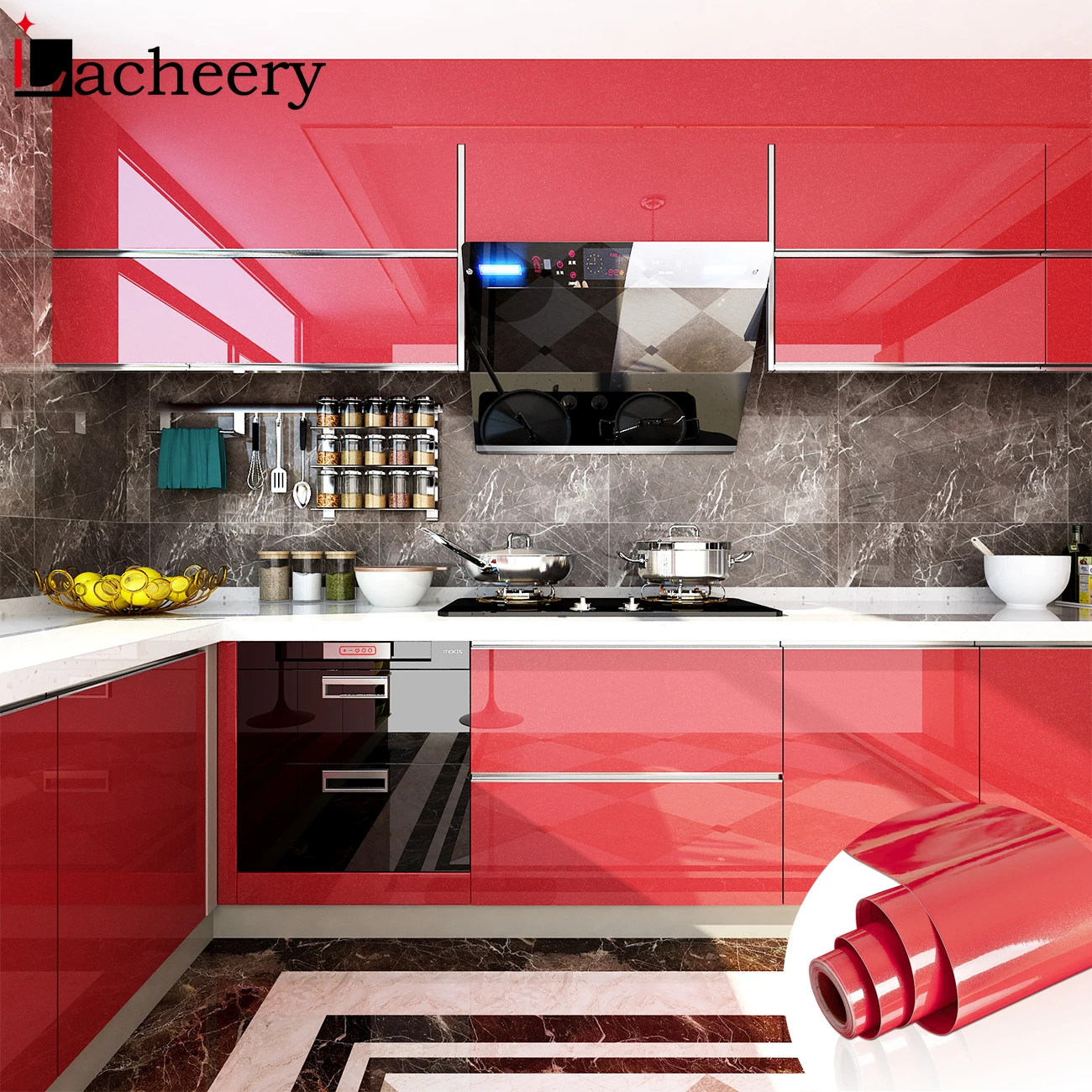 Самоклеящиеся обои из экологически чистого ПВХ маслостойкие настенные наклейки