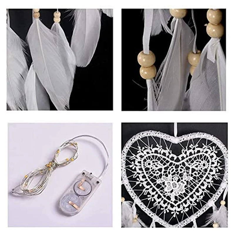 Ловец снов в форме сердца Настенный декор подарки для девочек-подростков