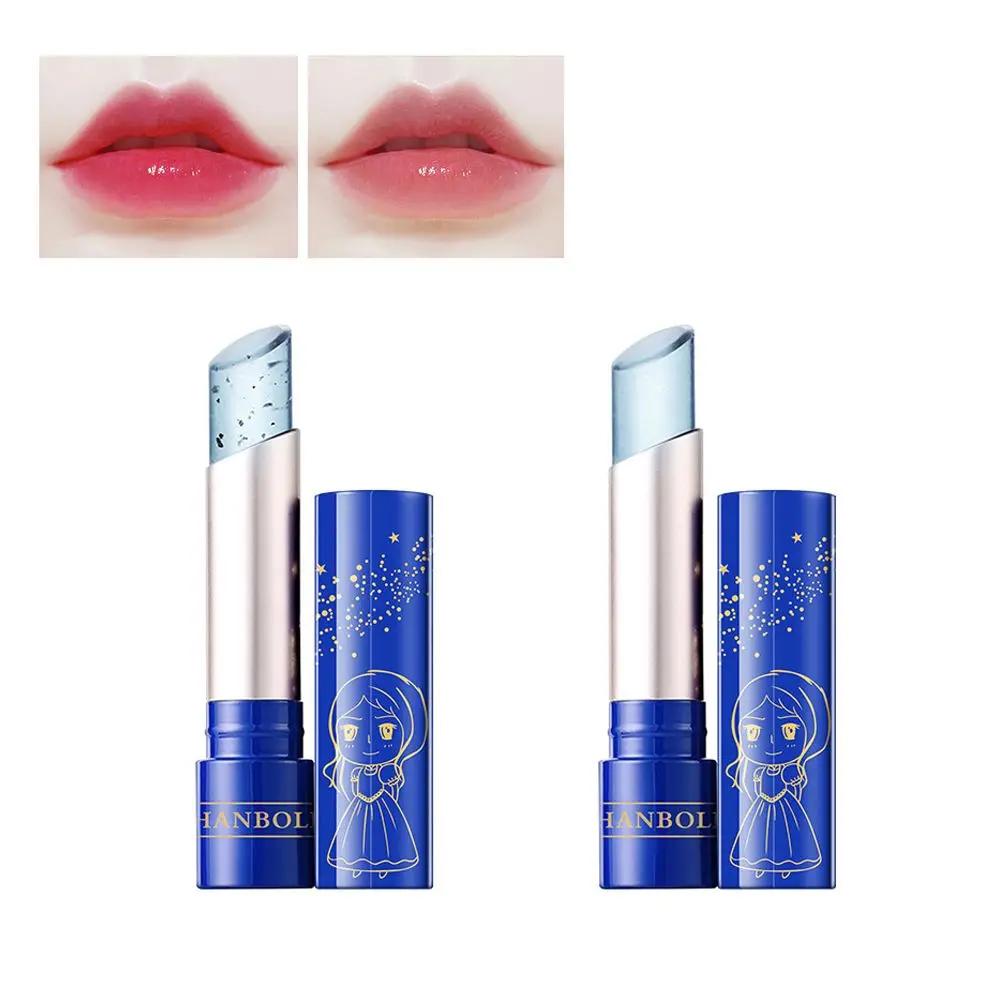

Cosmetics Waterproof Lasting Transparent Lip Gloss Color Changing moisturizing Lipstick
