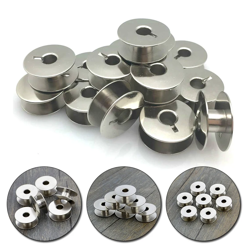 5pcs Sewing Machine Parts Metal Bobbin Shuttle &quotL&quot Bobbins fit Singer Brother Janome Bernina | Tools &amp Accessory