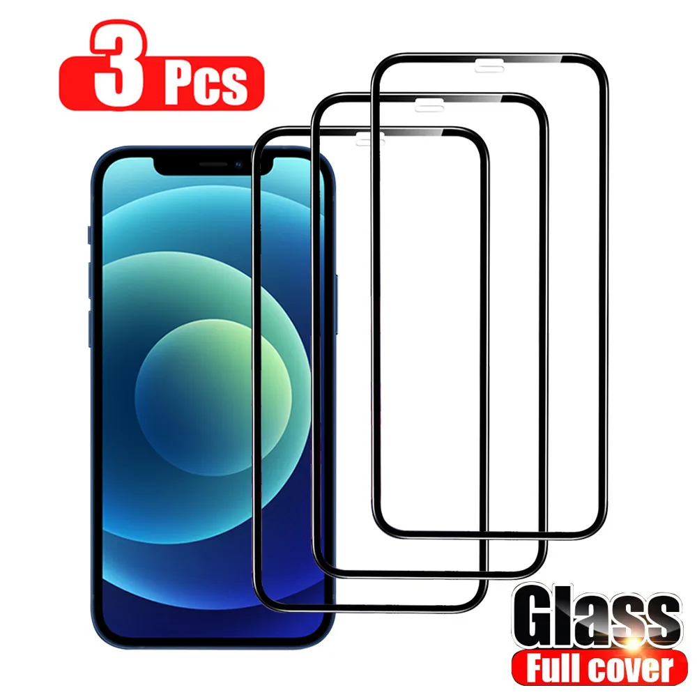 

Закаленное стекло для IPhone 12, 11 Pro, XS Max, XR, 7, 8, 6s Plus, SE