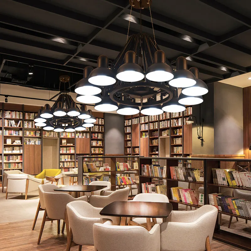 Выдвижная люстра в американском ретро стиле с железным пауком креативная