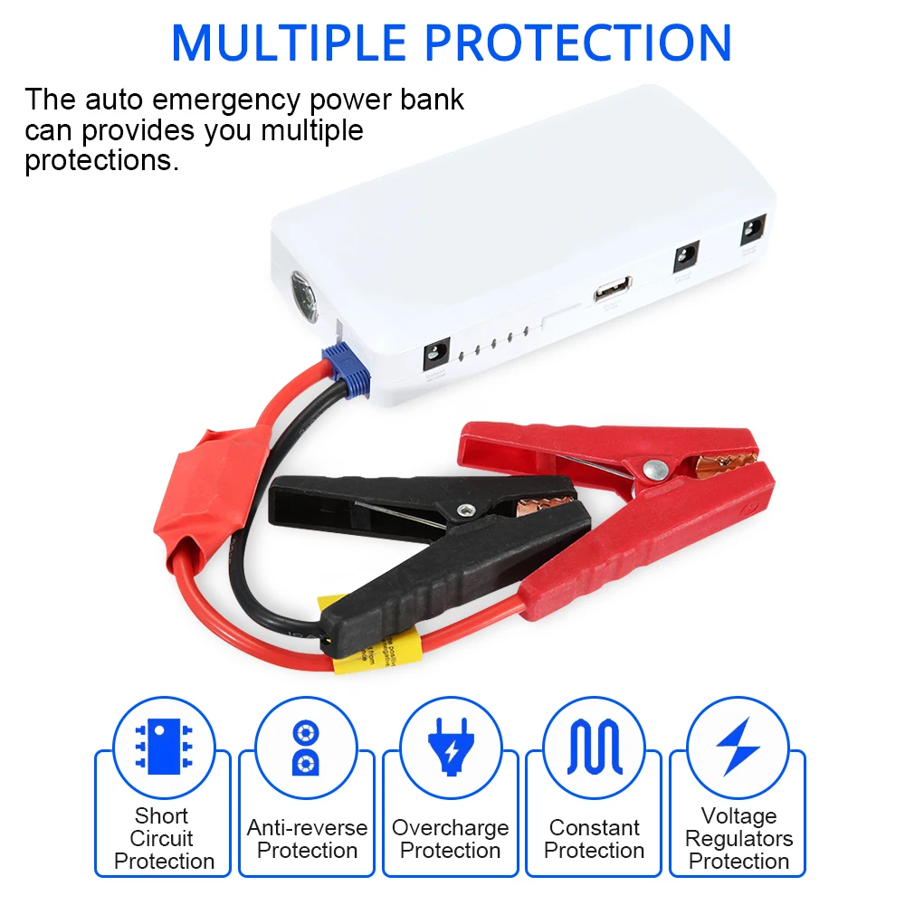 Многофункциональный 15000 мАч автомобильный стартер портативный пусковой