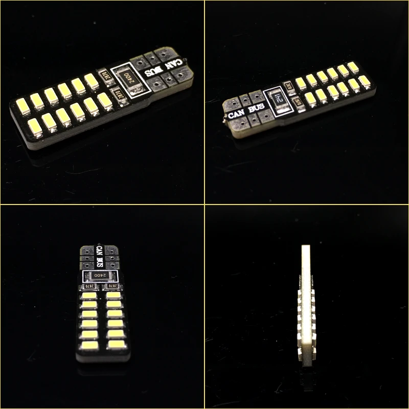T10 Canbus 24 SMD 3014 беласветодиодный ная лампа W5W 194 светодиодный Автомобильная боковая