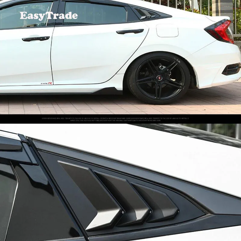 Автомобильная задняя панель боковые вентиляционные жалюзи задние наклейка