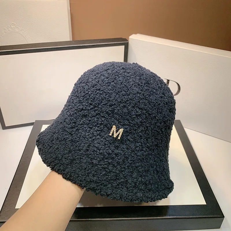 Панама теплая женская с защитой ушей фетровая шерстяная шляпа вязаная шапка для