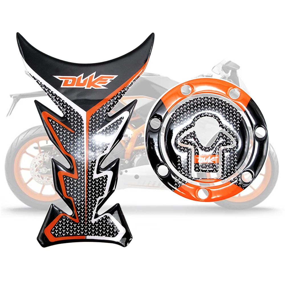 Motorcycle Fuel Tank Cover Pad Protector Decorative Stickers Motor Cap Decals Fashion Sticker For Duke KTM 125 200 390 | Автомобили и