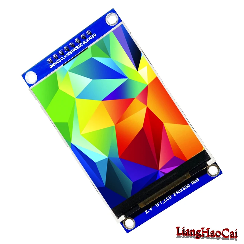 ILI9341 IPS full view Visual Angle 2.4 inch TFT LCD display screen 18 Pin 240xRGBX320 Weld Solder 4 wire SPI interface Backlight |