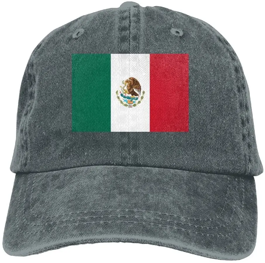 Cowboy Hat Adjustable Mexican Flag Baseball Cap Sunhat Peaked Cap