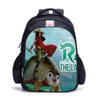 16 дюймов Raya и последний рюкзак с принтом дракона Повседневное Носки с рисунком медведя из мультика Начальная для мальчиков и для девочек повседневные сумки Забавный Kawaii Mochila школьные рюкзаки для путешествий