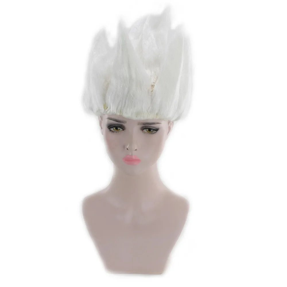 Парик для косплея Гоку из аниме Драконий жемчуг супер сайян голубой красный