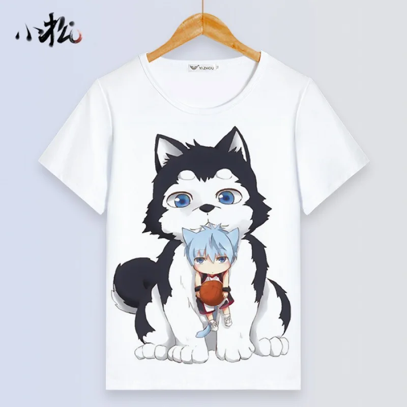 

2021 New Style Chilidren's Kuroko's basketball T-shirt Kuroko Tetsuya Vulcan Anime Short-Sleeved Boys Girls Clothes Summer