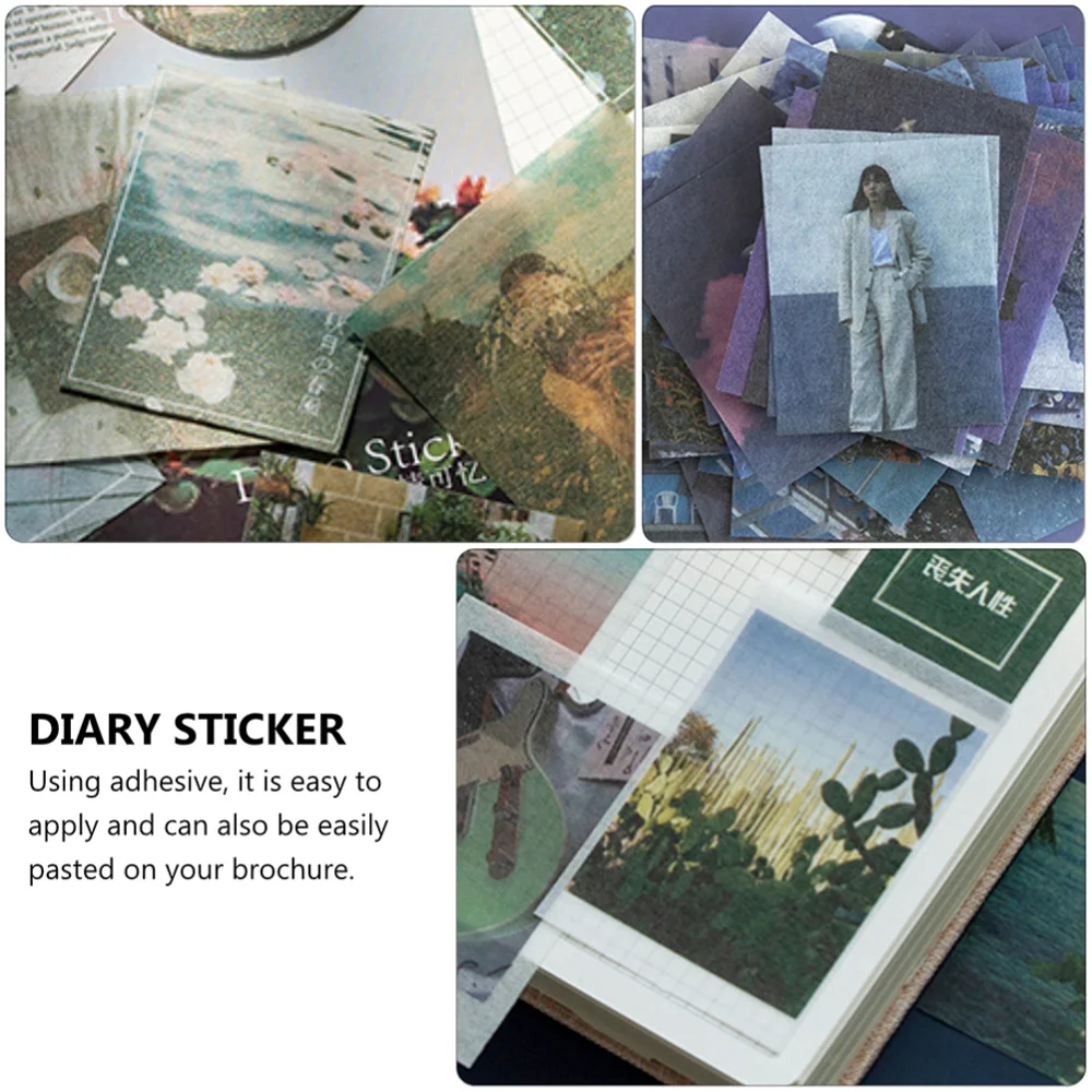 

600pcs Creative Diary Planner Stickers DIY Scrapbook Adhesive Stickers