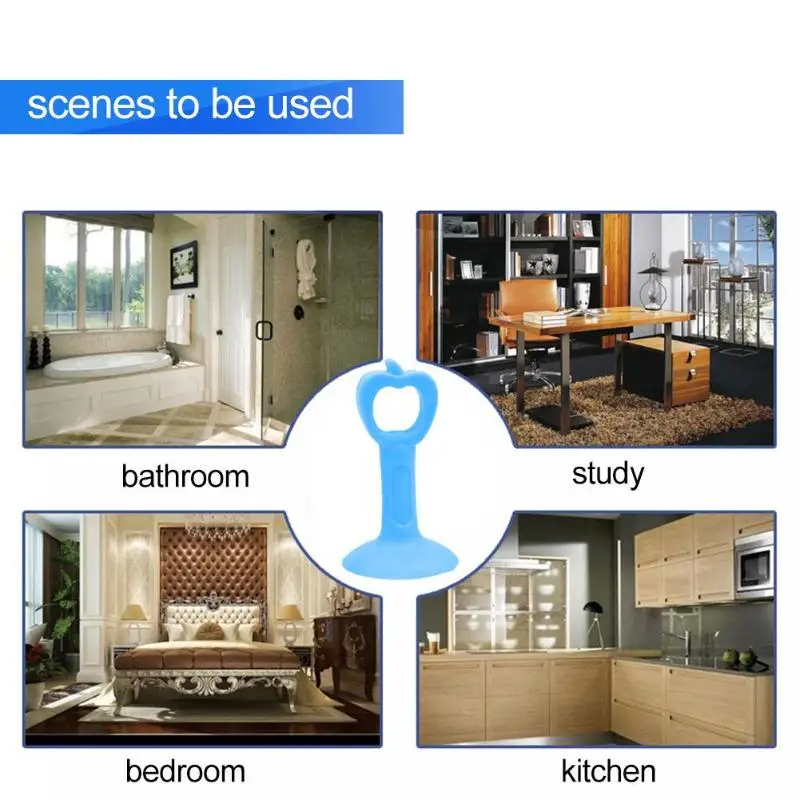 2 шт. дверная ручка Краш Pad резиновая замок бампер Защита стопор бесшумный