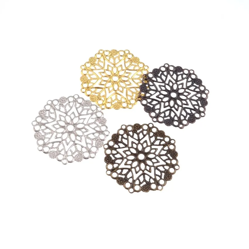 Бесплатная доставка розничная продажа 10 шт. филигранные соединители для цветов