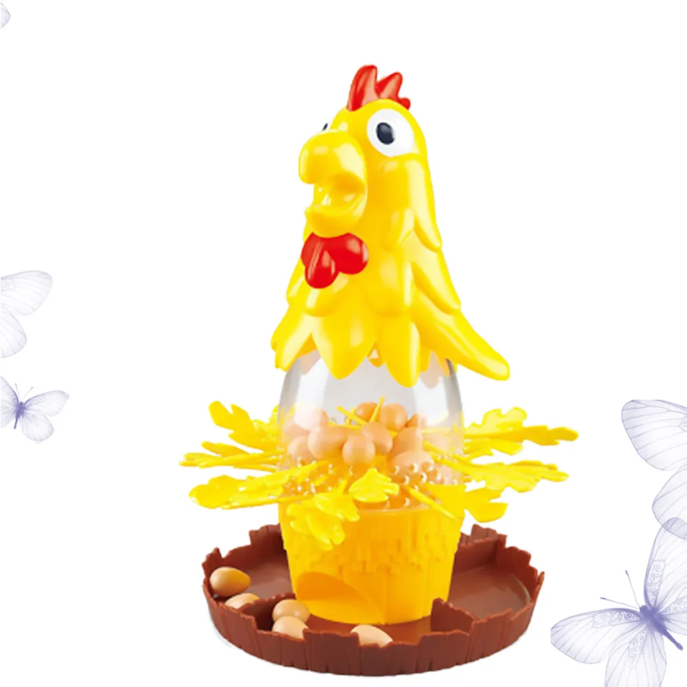 

1Pc Funny Shape Draw Lots Game Rooster Feather Picking Lay Eggs Game Educational Toys Interactive for Kids