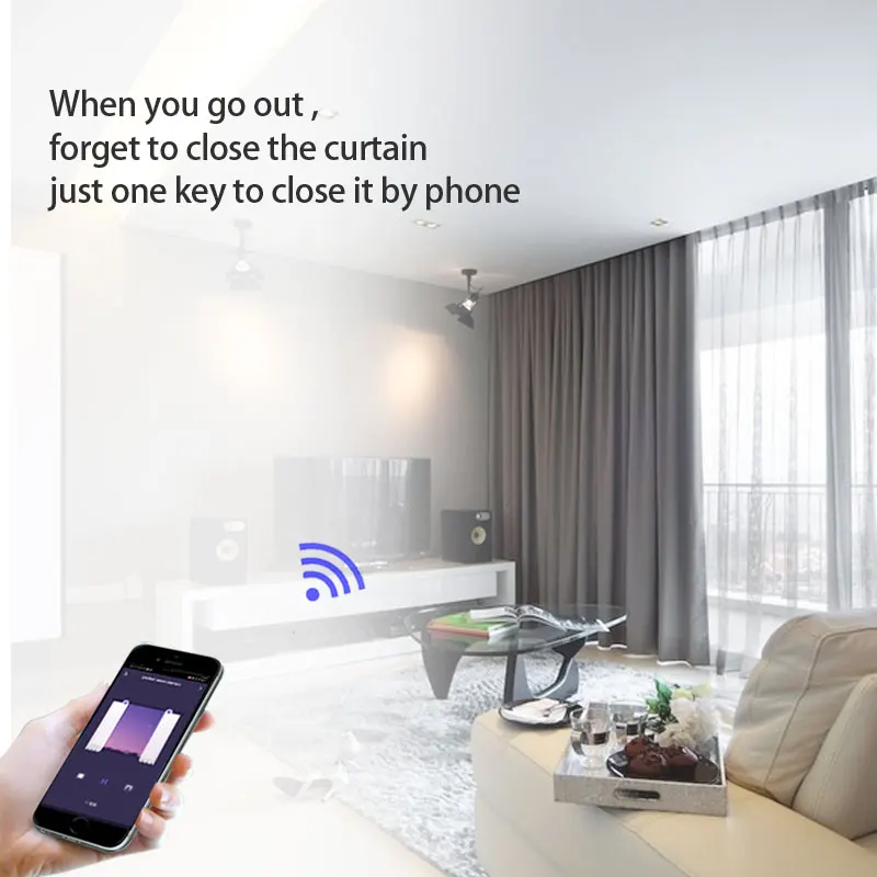 Электромотор для занавесок Tuya Smart Zigbee электромотор с батарейным таймером