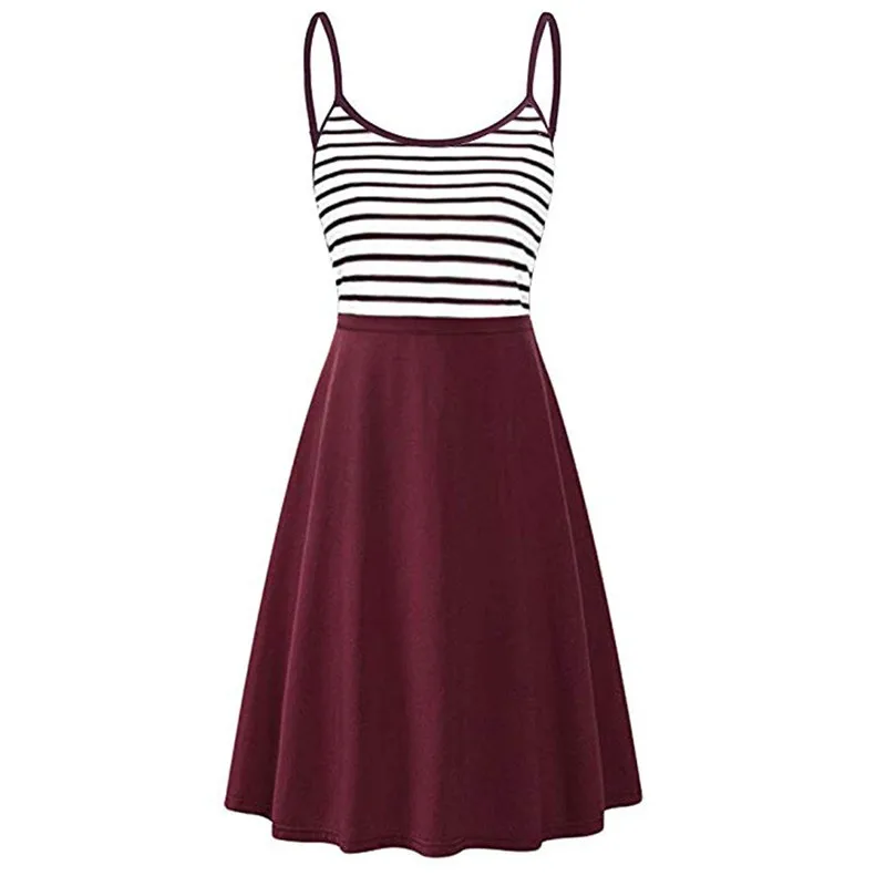 

Women Sleeveless Nursing Dress Stripe Breastfeeding Maternity Sling Dress Pregnant Women 2021 Summer Dresses Pregnancy Clothes