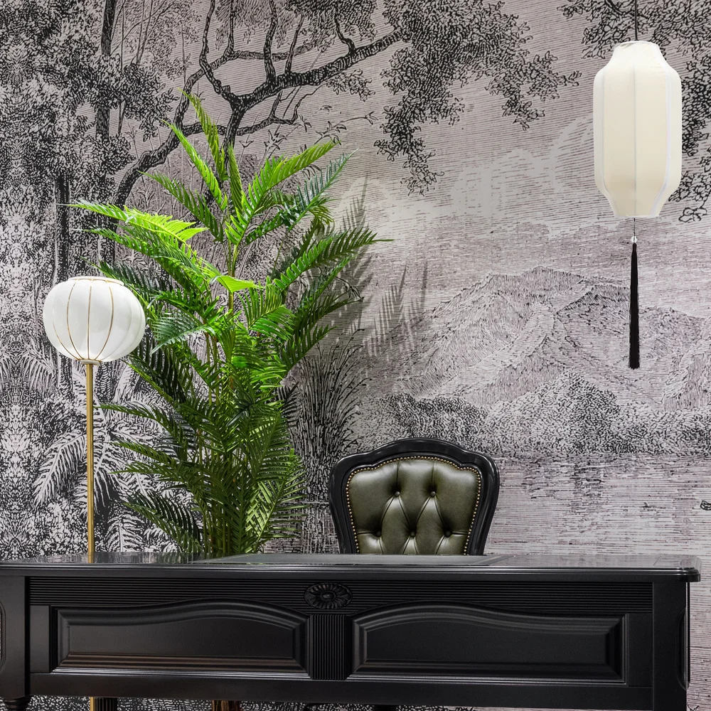 

1 Set of Decorative Garden Lantern Useful Party Lantern Creative Long Lantern