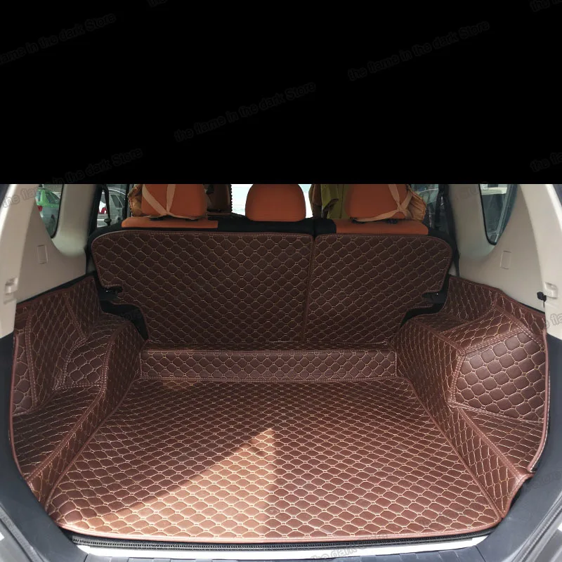Lsrtw2017 кожаный коврик для багажника автомобиля Коврики Nissan X trail t31 x 2007 2008 2009 2010 2011