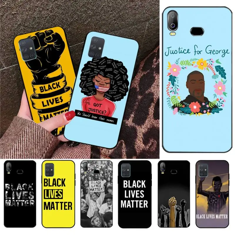 

CUTEWANAN Black Lives Matter BLM Coque Shell Phone Case For Samsung A10 A20 A30 A40 A50 A70 A80 A71 A91 A51 A6 A8 2018