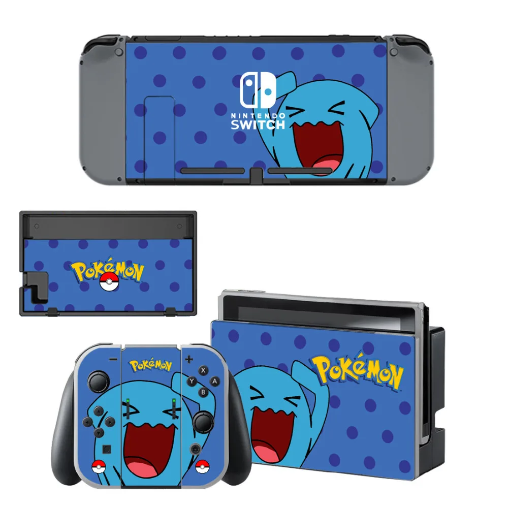 Чехол с покемонами, наклейка для Kind Switch NS Console& контроллер, Виниловая наклейка, протектор