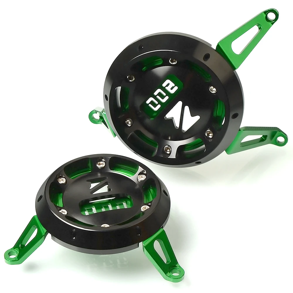 green Крышка статора двигателя мотоцикла защита двигателя боковой Щит протектор для Kawasaki Z800 Z 800 2013 - Цвет: green