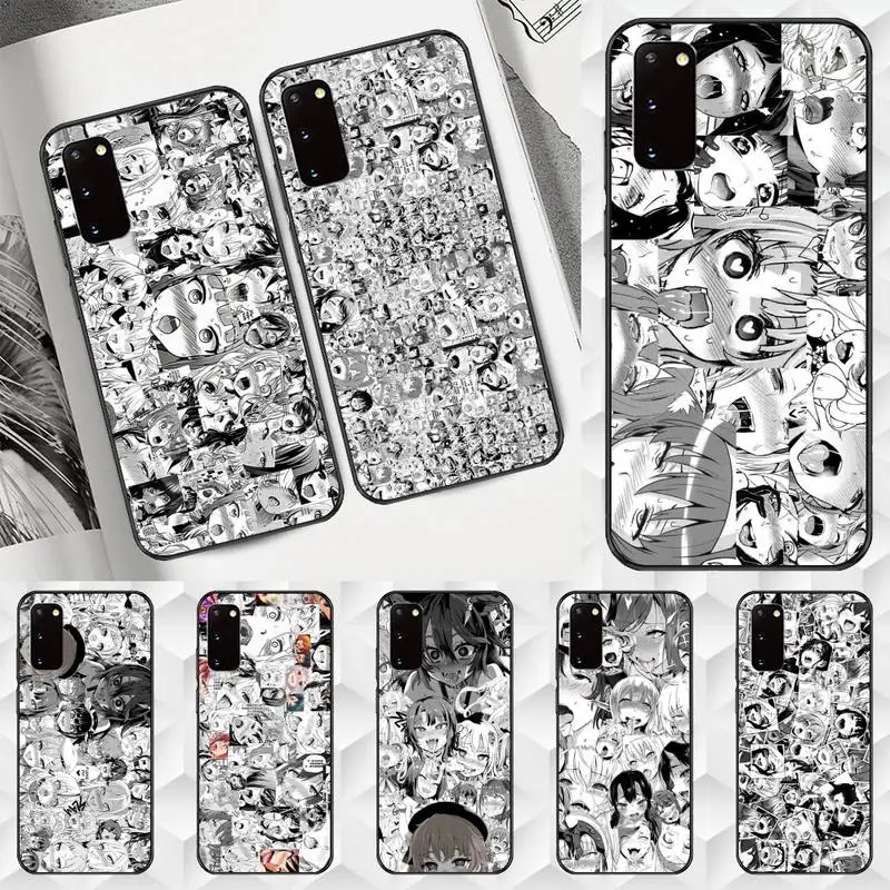 

ahegao manga girl Shockproof Phone Case For Huawei Y7 Y9 Y6 Y5 Y8 Y9 Y7P Y6P enjoy8 Y8P enjoy10S plus lite pro soft Cover Fundas