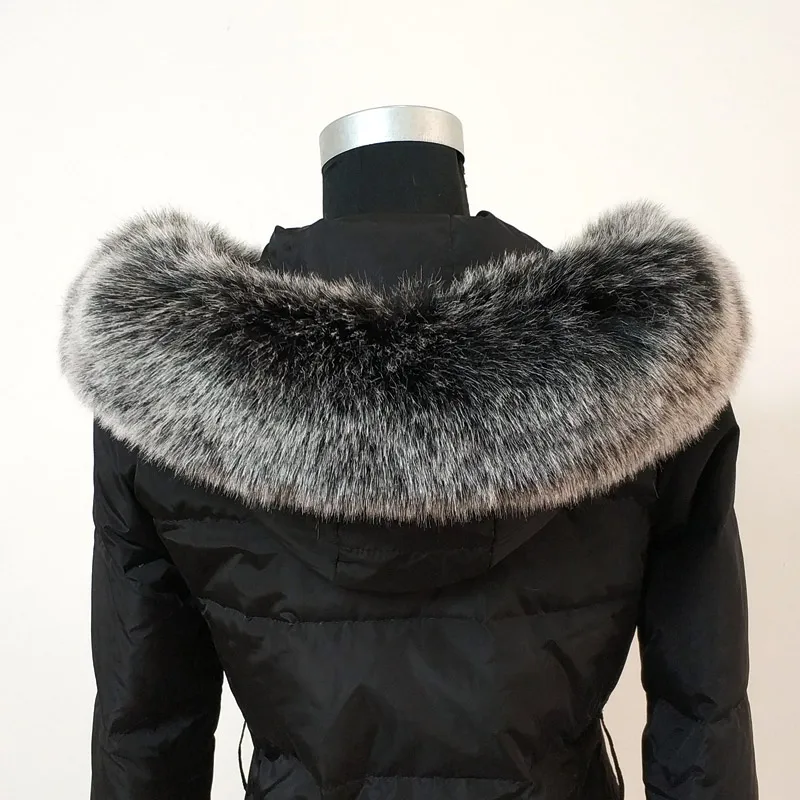 2020 женские зимние куртки с воротником из искусственной лисы пальто