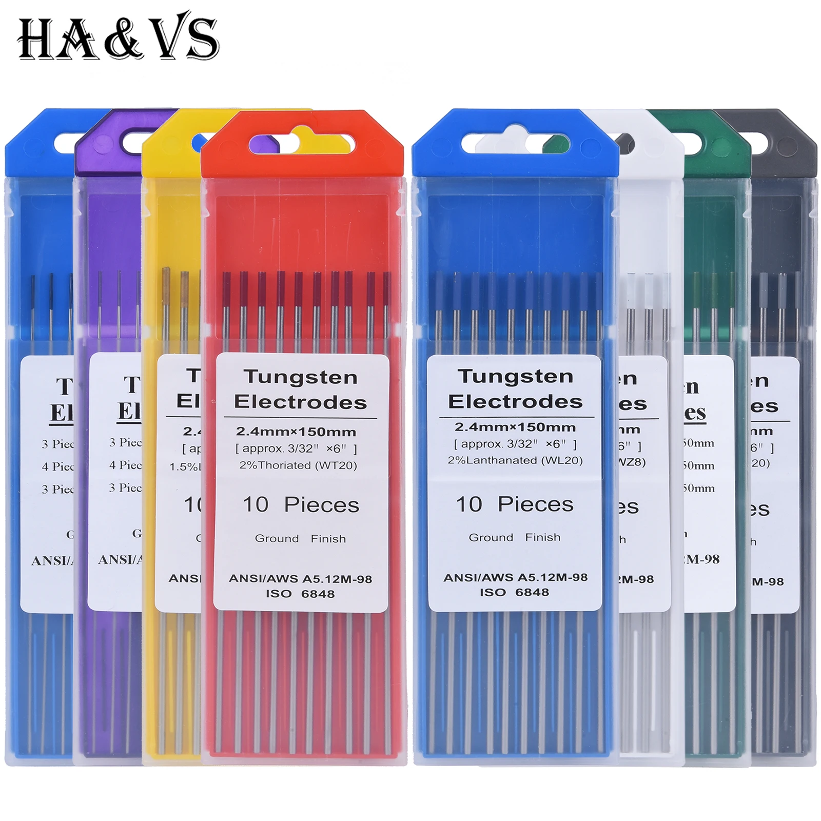 Профессиональные сварочные электроды вольфрамовые стержни TIG 150 мм 6 &quot1 0 1 2 4 WL20