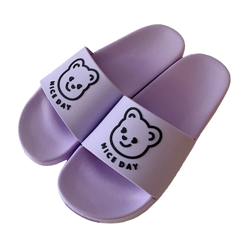 

Slipper Female Summer Indoor Home Non-slip Bathroom Student Lovely Girl Heart Slipper Slippers Flat Slippers for Women