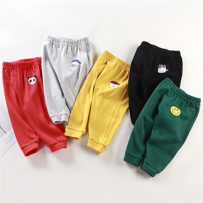 Штаны для новорожденных мальчиков и девочек осенне-весенние детские штаны с