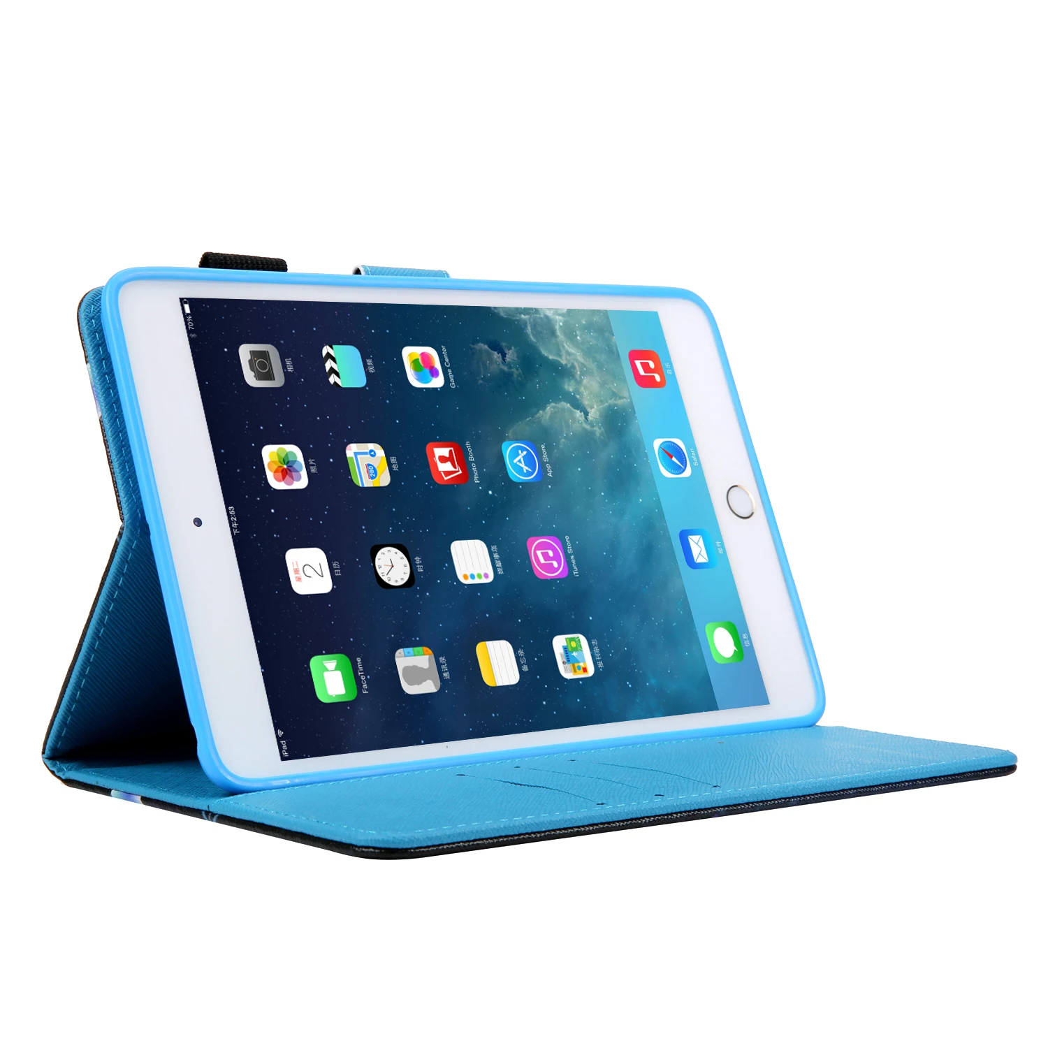 Cute Butterfly Panda Tiger for IPad Air 2 Case Leather Magnetic Cover Wallet Tablet Stand Card Pen Holder A1566 A1567 Flower | Компьютеры