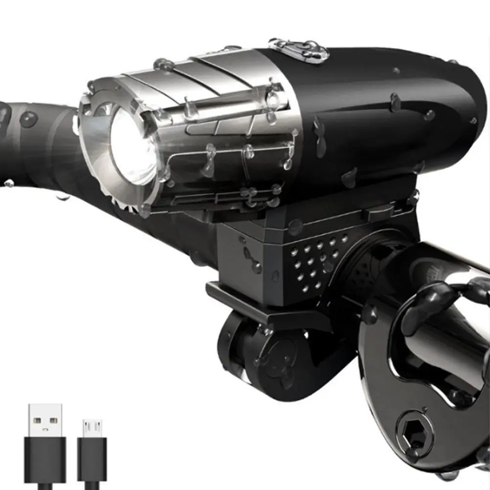 

Bicycle Light USB Rechargeable LED Bicycle Headlight Front Light LED Flashlight For Bike Light Front Cycling Road Bike Headlight