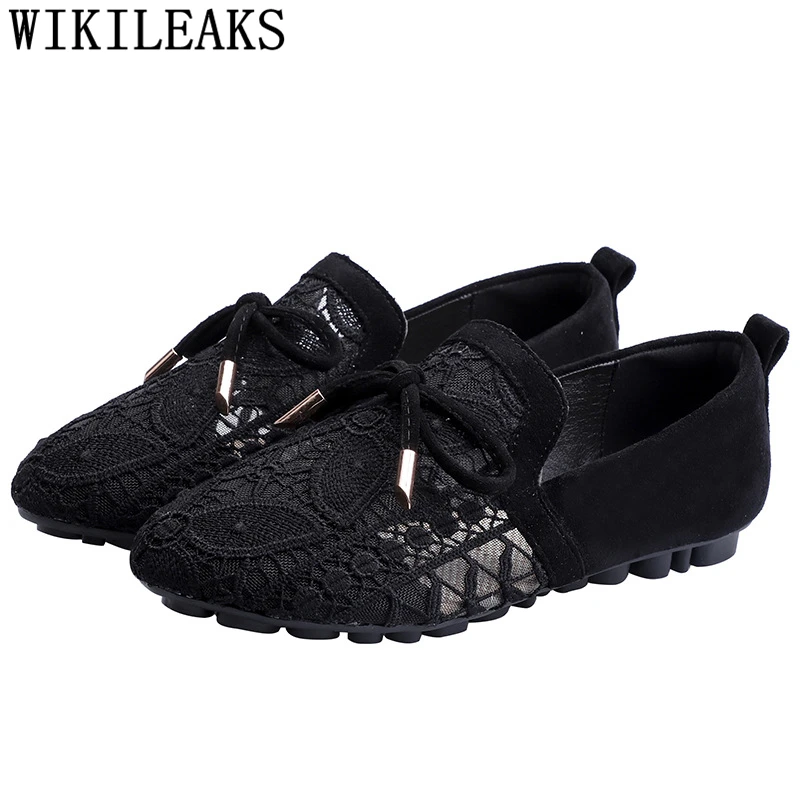 

Туфли-балетки женские на плоской подошве, криперы, без застежки, лоферы, кружевная Винтажная обувь, эспадрильи, удобная обувь