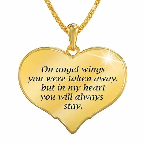 

New Angel Heart Wings Necklace pendant Necklace Marquetry Necklaces Genuine Crystal Element