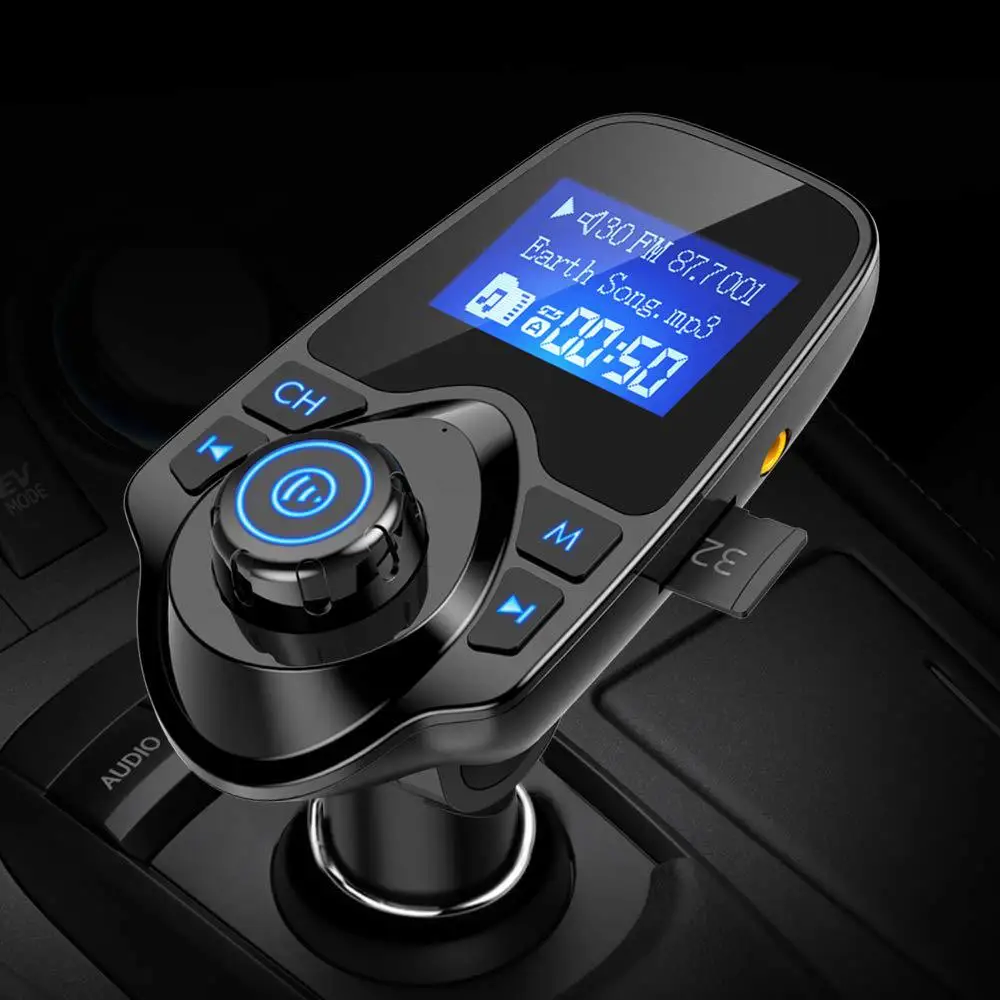 FM-модулятор Автомобильный беспроводной с 2 USB-портами и поддержкой Bluetooth |