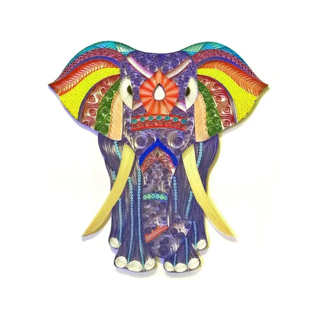 Бумага А4 сделай сам черепаха слон крафт бумага квиллинговая бумажные