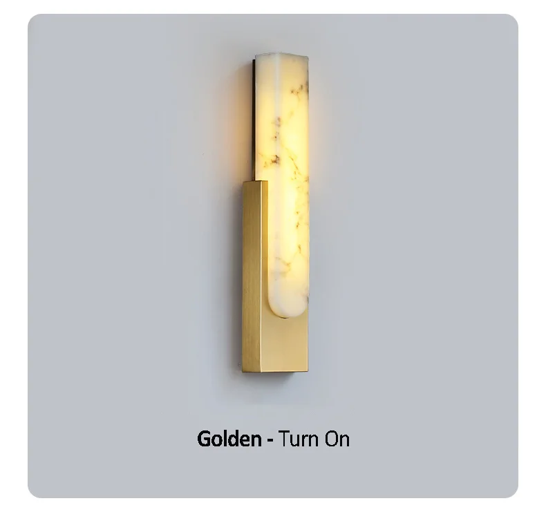 

Настенный светильник wecus мраморный золотой 7Вт