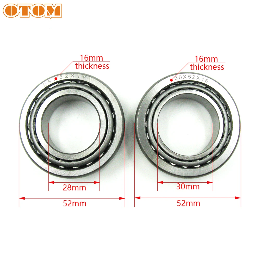Подшипник рулевого стержня OTOM 22-1001для мотоциклов YAMAHA YZ125 YZF250 400 426 450 WR250/400F - купить