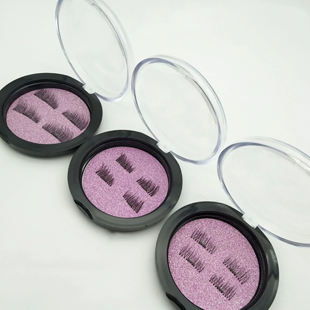 BGVfiveReusable 3D ультратонкие накладные ресницы на магнитах 1 пара/4 шт