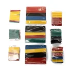 328 шт 8 размеров многоцветные полиолефиновые 2:1 БЕЗГАЛОГЕННЫЕ Термоусадочные трубки ассортимент оплетки трубки