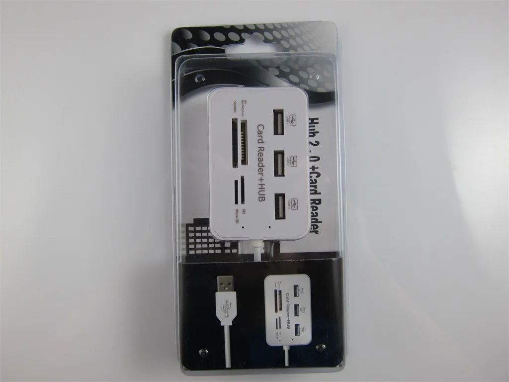 Usb концентратор зарядная станция для телефона высокоскоростной USB 2,0 концентратор 3 порта с кардридером мини концентратор USB комбо все в одном FW3